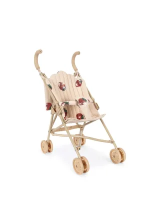 Konges Sløjd Puppenbuggy mit Erdbeeren