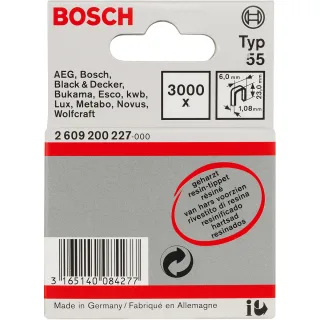 Bosch Schmalrückenklammer Typ 55, geharzt, 6 x 1,08 - 2609200227