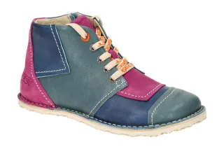 Eject 21796.005 SONY3DEAL Damen Stiefeletten Mehrfarbig - green/navy/violett ...