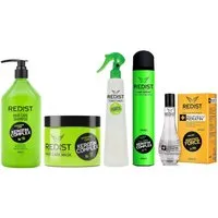 Redist Haarpflege-Set Keratin Pflege-Set - Shampoo + Haarkur + Spray + Conditioner + Haaröl, Spar-Set, 5-tlg.