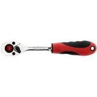 red 2K-Umschaltknarre 1/4" rot/schwarz