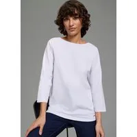 Laura Scott 3/4-Arm-Shirt Basic-Stil, 3/4-Ärmellänge, U-Boot-Ausschnitt, ohne Tasche