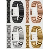 KALAY Uhrenarmband Kalay Edelstahl Metall Armband Für Apple Watch 2 3 4 5 6 7 8 SE, Edelstahl Metall Armband Für Apple Watch 2 3 4 5 6 7 8 SE