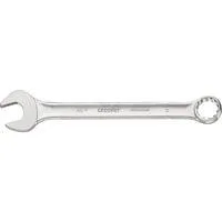 Ring-Maulschlüssel 7 22, UD-Profil 22mm, Schraubenschlüssel chrom, Ringseite 15° abgewinkelt