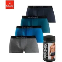 Bruno Banani Boxer Boxershorts für Herren (Dose, 4-St) in der Dose verpackt