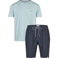 Phil & Co. Shorty Cool Comfort (Set, 2 tlg., 2-teilig) Herren Schlafanzug Pyjama kurz Hmewear Loungewear Baumwolle Kurzarm