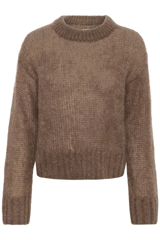 Strickpullover SillePW Relaxed fit grey