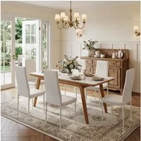 TLGREEN Esszimmerstuhl Stuhl mit hoher Rückenlehne, (6 St), für Esstisch, Esszimmer, Dining Table, Vorzimmer Möbel Set gepolstert