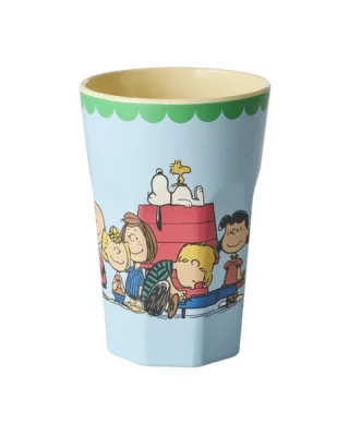 Rice Melamin Becher mit Snoopy Print 400 ml, hellblau