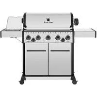 Gasgrill Baron S 590 IRX edelstahl, mit IR-Seiten- und Heckbrenner