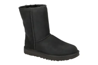 UGG 1016223 BLK Classic Short II Damen Winterstiefel Schwarz Lammfell Warmfutter