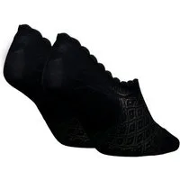Calvin Klein Jeans Füßlinge CK WOMEN FOOTIE HIGH CUT 2P DIAMOND (2 Paar) Mit gewelltem Rand und tollem Muster