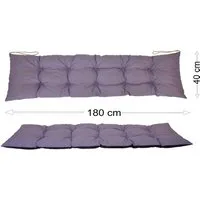 Rattani Polsterauflage Polster Kissen für Gartenbank Gartenmöbel 180 x 40 cm, (1 Stück, Sitz oder Rückenkissen), Unterseite Wasserabweisend . Oberseite in vielen Farben .
