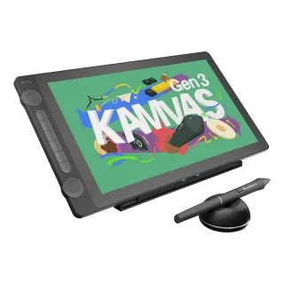 HUION KAMVAS 16 Gen 3 Drawing Tablet with Screen 15.8 inch 2.5K QHD Art Tablet with Full Laminated Anti-Sparkle Glass 99