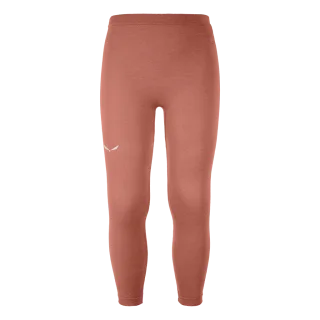 SALEWA - Zebru Medium Warm Alpine Merino Responsive Leggings Kind - Rot (Gr.128)