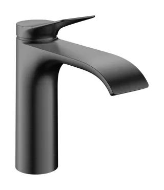 Hansgrohe Waschtischmischer 110 Vivenis mit Zugstangen-Ablaufgarnitur Brushed Black Chrome,75020340 75020340