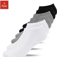 SNOCKS Sneakersocken kurze Socken für Herren & Damen (6-Paar) aus Bio-Baumwolle, für jeden Schuh und Anlass