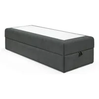 Best for Home Boxspringbett Single-Box Bett mit Bonell H3 Matratze & Stauraum (Boxbett, Rahmenbett, Gästebett, Jugendbett, Kinderbett, 1-St., 70x200 80x200 90x200 100x200 cm), Integrierter Bettkasten, platzsparendes Design