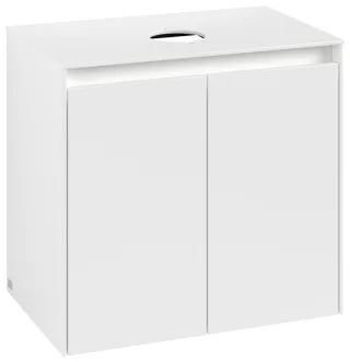 Villeroy & Boch Waschtischunterschrank Collaro 600x548x380mm m. Bel. 2trg. Waschtisch mittig White M C150B0MS