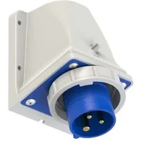 PCE PCE CEE-Wandgerätestecker 32A 3p 6h IP67 Elektro-Kabel, CEE-Wandgerätestecker 32A 3p 6h IP67