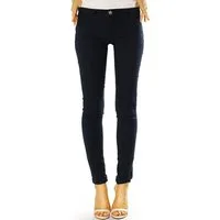 be styled Skinny-fit-Jeans Low Waist Hose enge Hüftjeans Skinny Hosen - Damen - j19e-1 mit Stretch-Anteil