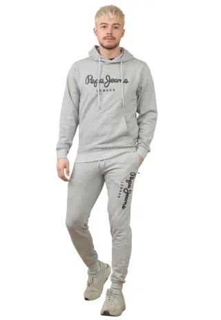 Pepe Jeans London Herren-Trainingsanzug in Grau