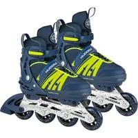 Inline Skates Comfort Gr. 35-40, Inline-Skates blau/gelb