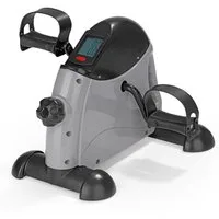 VITALmaxx Heimtrainer Minitrainer - Beintrainer - Wadentrainer, Mini-Trainer 2in1 grau/schwarz