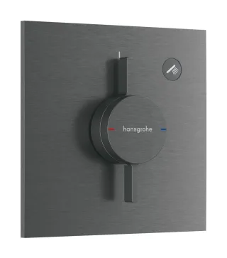Hansgrohe Mischer Unterputz 1 Verbraucher DuoTurn E Brushed Black Chrome,75617340 75617340
