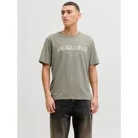 Jack & Jones Rundhalsshirt JJDEVIN DAYTONA PRINT TEE SS CREW NECK