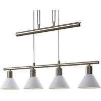 Lindby Hängeleuchte Delira, Metall, Alu IP20, 4 x 40 W
