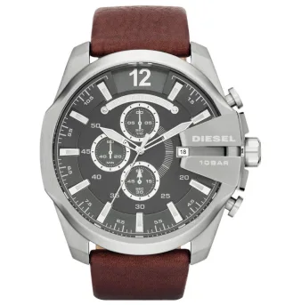 Diesel Mega Chief Herrenbraun Uhr DZ4290