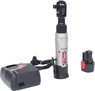 KS Tools 1-2'' Akku-Umschaltknarre, 62Nm, 180 U-min 10,8V, mit 1 Akku und 1 Ladegerät - 515.3510