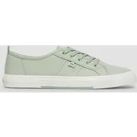s.Oliver Sneakers Sneaker Textil-Sneaker mit Logo-Plättchen