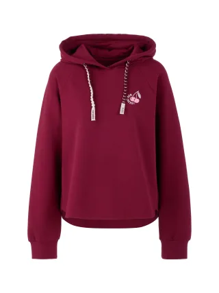 Marc Cain Sports - Sweatshirt mit Aufdruck rhododendron - Gr. - 38