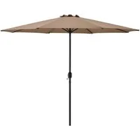 casa.pro Sonnenschirm, »Budapest« Kurbelschirm Marktschirm 230x300cm Beige