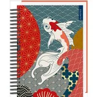 Ars Edition Notizbuch myNOTES Papeterie: Ringbuch Japan: Notizbuch mit Spirale, punktkari