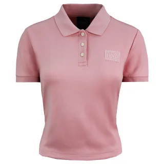 Puma x Rihanna Fenty Damen Rosa Crop-Polo-Shirt