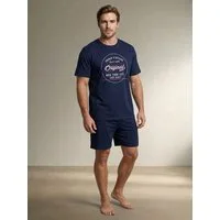 Henry Terre Shorty Pyjama Set Kurz - Vintage