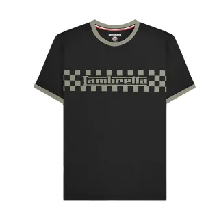 Lambretta - T-Shirt für Herren, Zweifarbig (Schwarz)