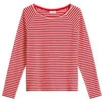 Marc O'Polo DENIM Kurzarmshirt Langarmshirt mit Streifen - Relaxed Fit