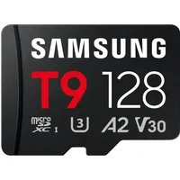 Samsung T9 Speicherkarte (128 GB, Video Speed Class 30 (V30), 200 MB/s Lesegeschwindigkeit)