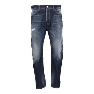 Dsquared2 Dunkelblaue Desert Wash Bro Jeans
