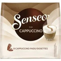 Philips Senseo Kaffee Cappuccino, 8 Pads