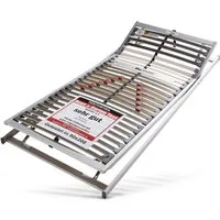 Lattenrost Lattenrost Duo Powerflex, Lattenrost in 90x200 cm und weiteren Größen, BeSports, Kopfteil manuell verstellbar, Fußteil manuell verstellbar, Lattenrost mit geringer Bauhöhe, 90x200 cm und weitere Größen