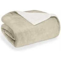 Wohndecke Sherpa-Fleecedecke, Oeko-TEX Zertifiziert, Blumtal, hochwertig, weich, warm, flauschig