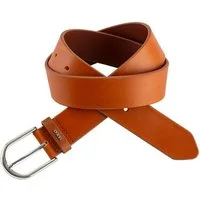 HUGO Ledergürtel Zoey-S Sz35 Ovaler Verschluss, Markenlogo aus Metall