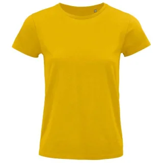 SOLS - "Pioneer" T-Shirt Baumwolle aus biologischem Anbau für Damen (Gold)