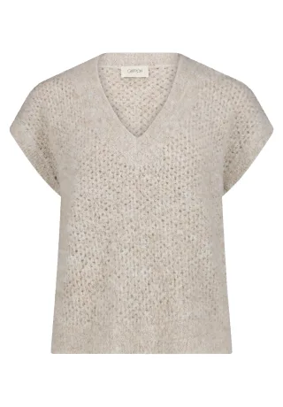 CARTOON - Strickpullunder Light Beige Melange - Gr. - 44