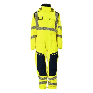 MASCOT Winteroverall ACCELERATE SAFE Hi-vis Gelb / Schwarzblau 3XL - 19019-449-17010-3XL